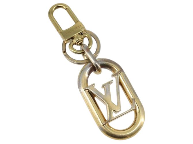 LOUIS VUITTON Charm metal Oro LV Auth BA11657 D'oro