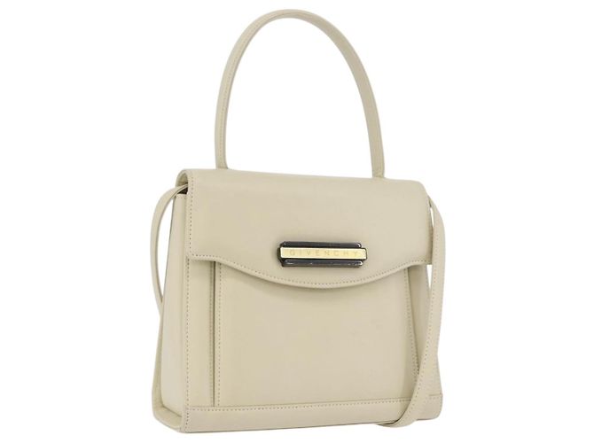 Sac à main GIVENCHY en cuir 2 en 1 beige Auth 173803