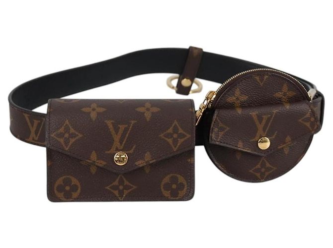 LOUIS VUITTON Monogram Gürtel Daily Multi Pocket M0236 LV Auth gh628SAM Monogramm