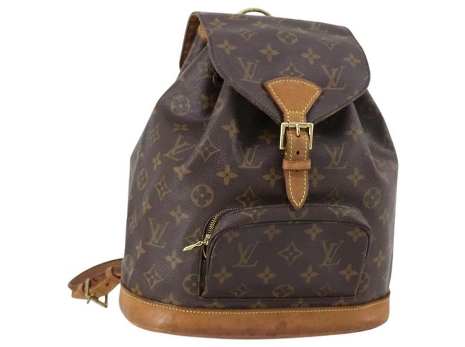 LOUIS VUITTON Monogram Montsouris MM Backpack M51136 LV Auth 146740A