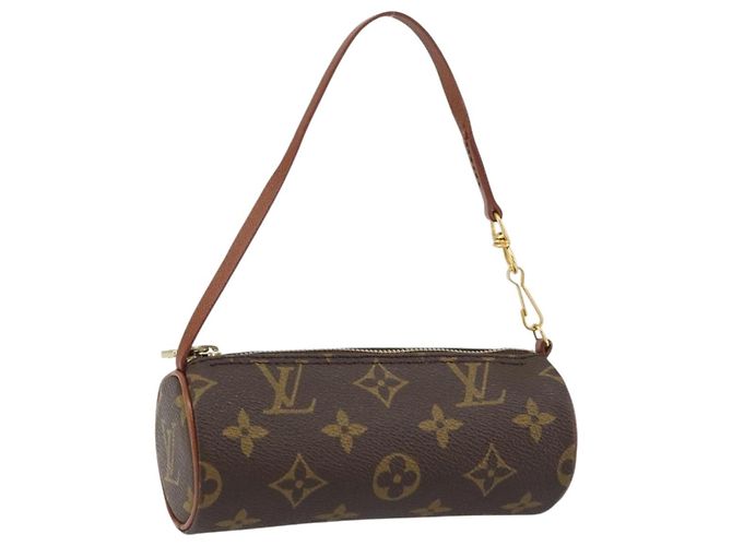 LOUIS VUITTON Monogram Papillon Pouch LV Auth 159488A