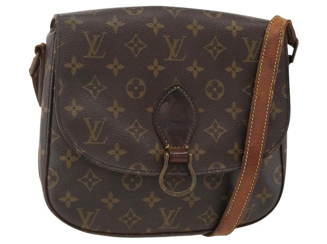 LOUIS VUITTON Bolsa de Ombro Monogram Saint Cloud GM M51242 LV Auth BA11665 Monograma