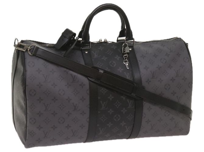 Keepall Bandoulière 50 Eclipse Reverse Tasche LOUIS VUITTON M45392 Auth LV 68414SM Monogramm