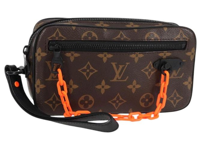 LOUIS VUITTON Monogram Solar Powered Ray Pochette Volga Tasche M44482 Auth ar13529SAM Monogramm