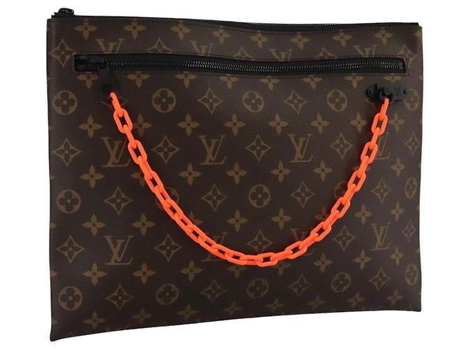 LOUIS VUITTON Monogram Solar Powered Ray Pochette A4 Tasche M44484 LV Auth 106264SAM Monogramm