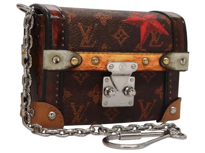 LOUIS VUITTON Monogram Essential Trunk Charm M63779 LV Auth 113416SAM