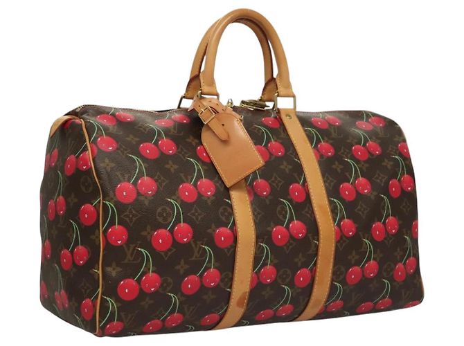 LOUIS VUITTON Monogram Cerise Keepall 45 Sac Boston M95011 LV Auth BD1558SAM Monogramme