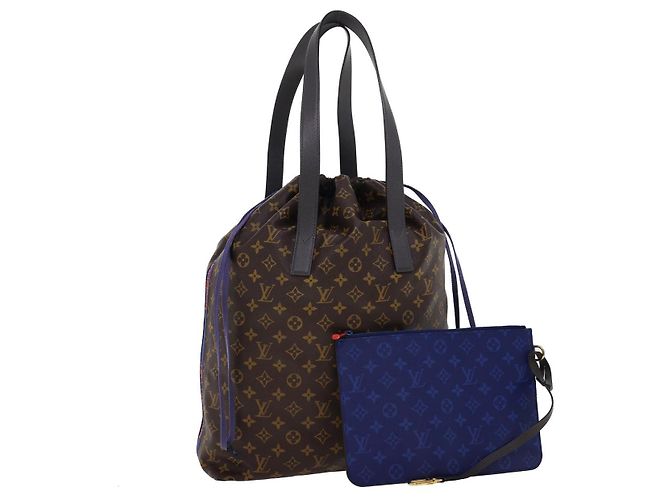 LOUIS VUITTON Borsa Tote Light Monogram Pacific M43852 LV Auth 29523SAM Monogramma