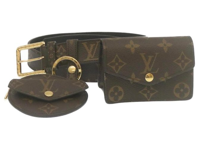 LOUIS VUITTON Monogram Gürtel Daily Multi Pocket Bauchtasche M0236Y Auth ai676SAM Monogramm