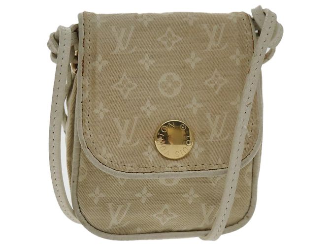 LOUIS VUITTON Monogram Mini Pochette Cancoon Bag Dunne M95312 LV Auth 94163A