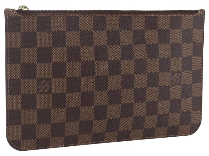 LOUIS VUITTON Accessoire Tasche Neverfull MM Damier Ebene Authentisch 170900A