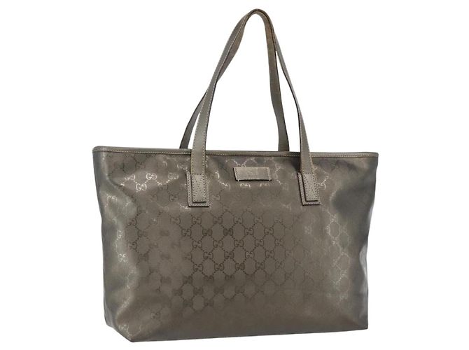 Borsa tote GG Implementation Gucci Oro 211137 Auth 170316 D'oro