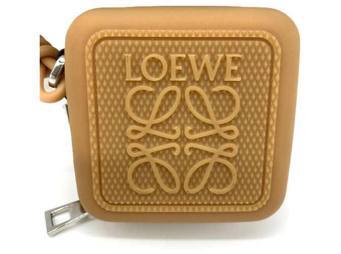 Portafoglio in gomma Anagram Loewe Marrone