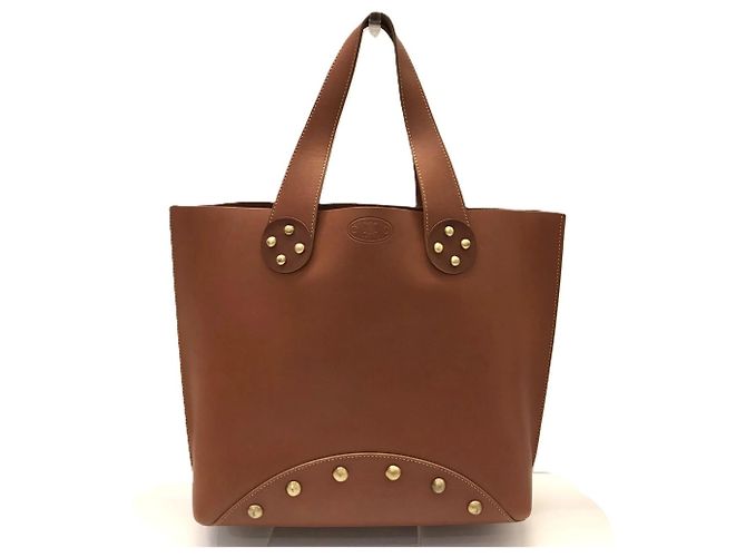 Triomphe Céline Sac fourre-tout en cuir marron Celine