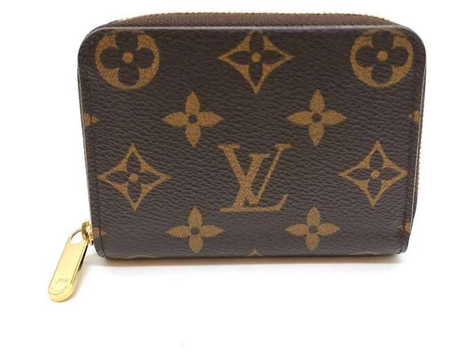 Monedero Zippy Monogram Louis Vuitton Castaño