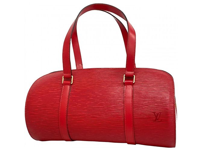 Borsa Soufflot Epi Louis Vuitton Rosso
