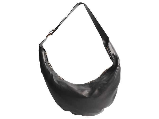 Khaite Black leather shoulder bag