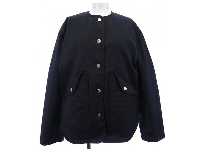 Hermès GIACCA CON DETTAGLI EQUESTRI Nero