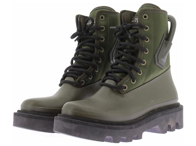 Givenchy Green Leather Boots