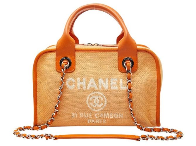 Sac Bowling Coco Mark de Chanel Orange