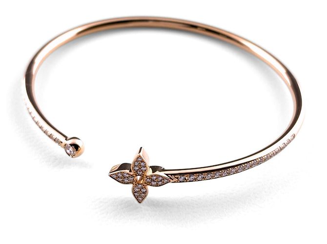 Pulseira Twist Blossom da Louis Vuitton Rosa