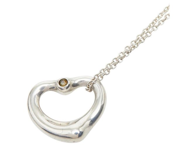 Elsa Peretti Collar Open Heart en Plata 925 de Tiffany & Co.