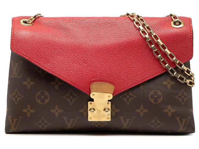 Cadena Pallas Monograma Marrón Louis Vuitton Castaño