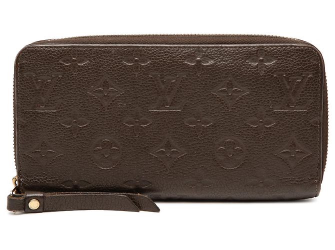 Portafoglio Zippy Monogram Empreinte Marrone Louis Vuitton
