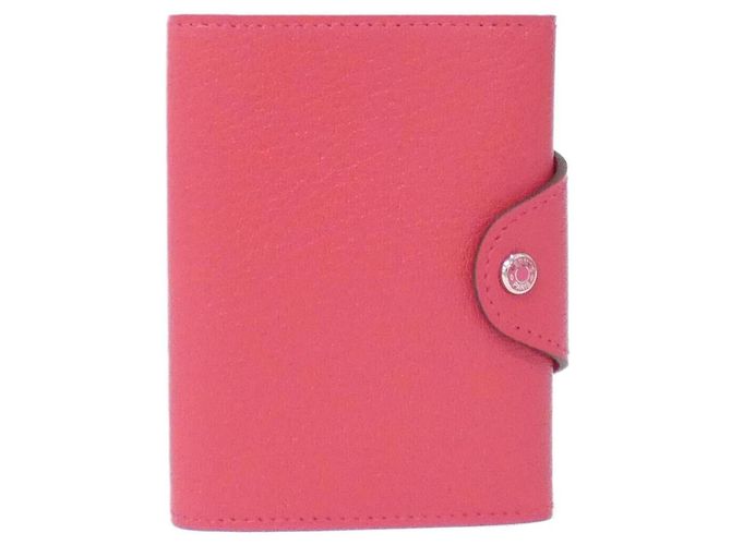 Monedero compacto Iliade de Hermès Rosa