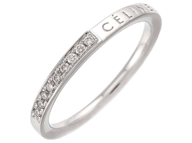 Diamond Céline Bague en Platine avec Diamants Celine