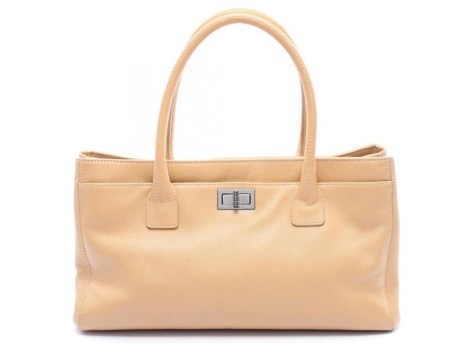 Chanel 2.55 Executive Tote Bag Beige