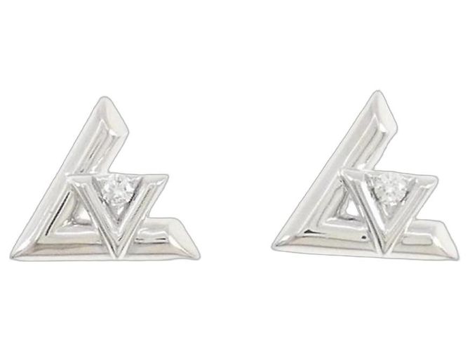 Pendientes Puss LV Vault One de Louis Vuitton Blanco