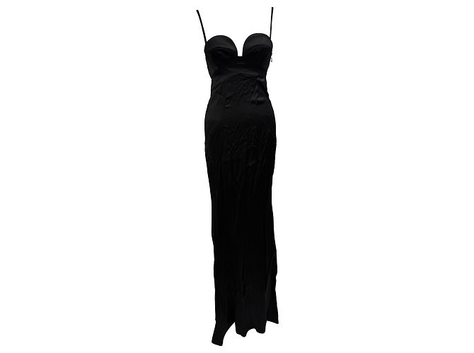 Abito Lungo Givenchy in Viscosa Nera Nero