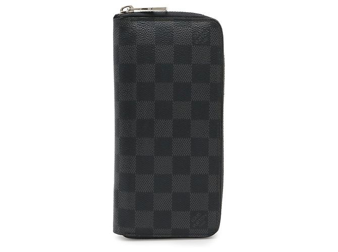 Portafoglio Zippy Damier Graphite Louis Vuitton Nero
