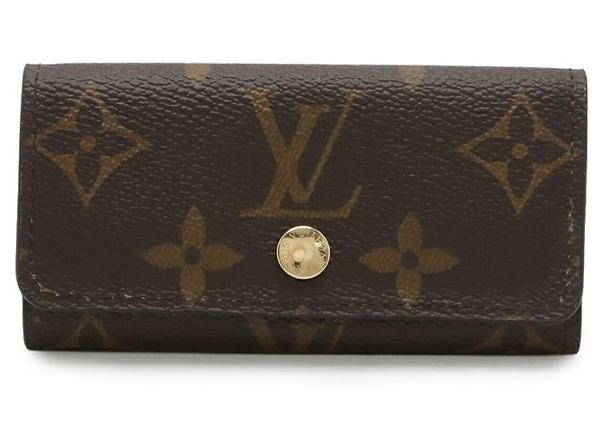 Louis Vuitton Monogram Multicles 4 Key Case Brown