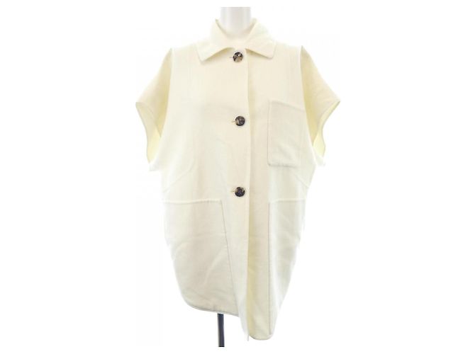 Hermès Hermes Cashmere Jacket36 White