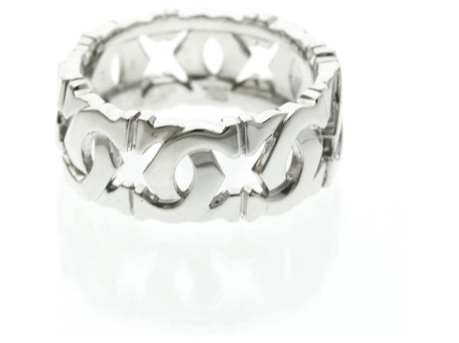 Anillo Entrelacé Cartier en Oro Blanco de 18K Plata