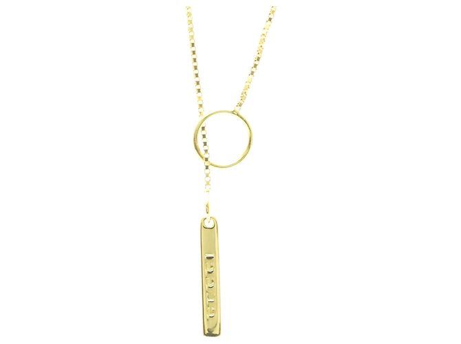 Collana Lariat Gucci in Oro Giallo D'oro