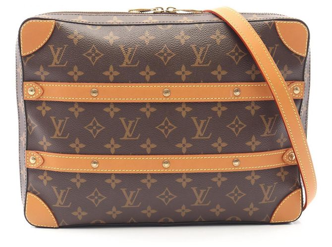 Sac Messenger MM Legacy Soft Trunk Louis Vuitton Marron Monogramme