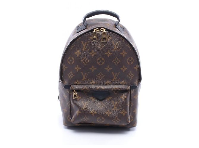 Sac à dos/sac à main Palm Springs PM Monogram Louis Vuitton Marron Noir Monogramme