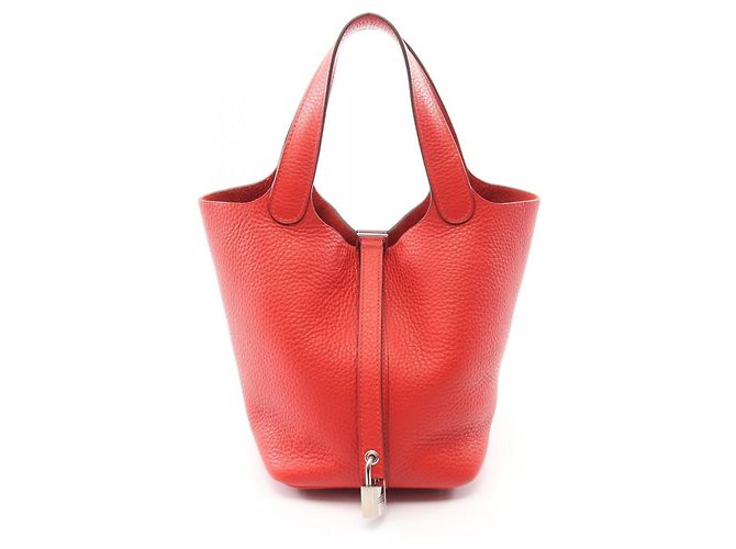 Hermès Picotin Lock PM Handtasche Rot