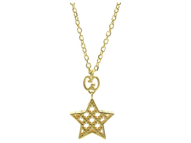 Collar Péndulo Estrella Diamantissima de Gucci Dorado
