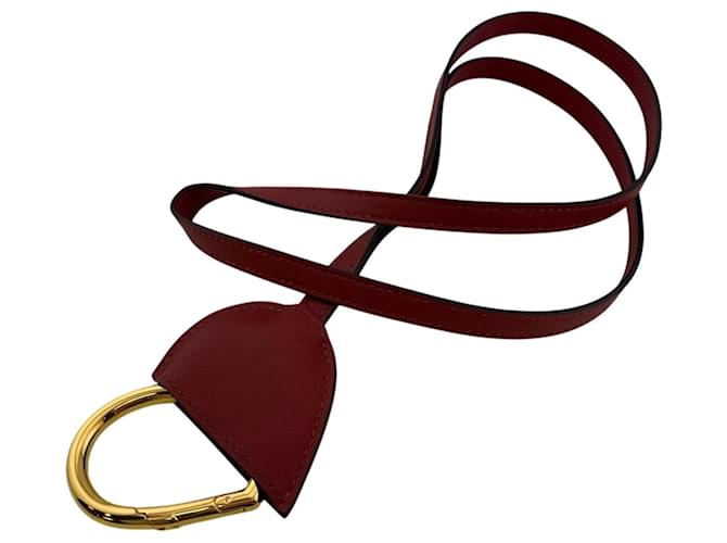 Hermès Collier Chaîne Au Coeur du Fauve HERMES Rouge 