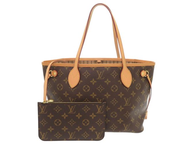 Bolso Louis Vuitton Neverfull PM Castaño Monograma