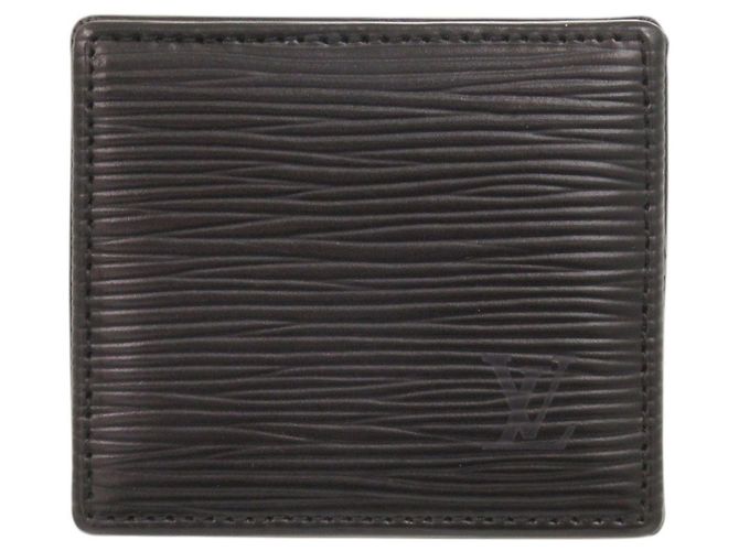 Louis Vuitton Epi Leather Coin Purse Black