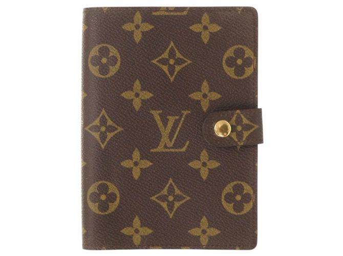 Louis Vuitton Agenda PM Monogram Notebook Cover Brown