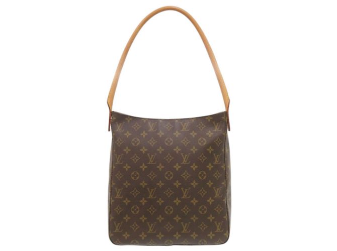 Bolso de Hombro Monograma Looping GM de Louis Vuitton Castaño