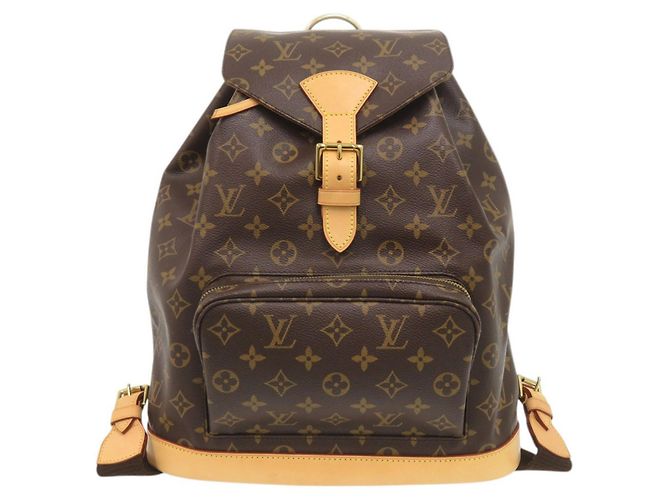 Louis Vuitton Montsouris GM Monogram Backpack Brown
