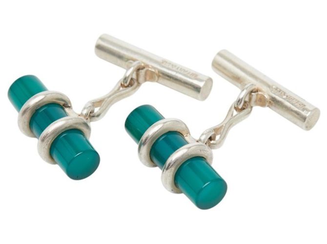 Abotoaduras de prata esterlina Tiffany & Co.
