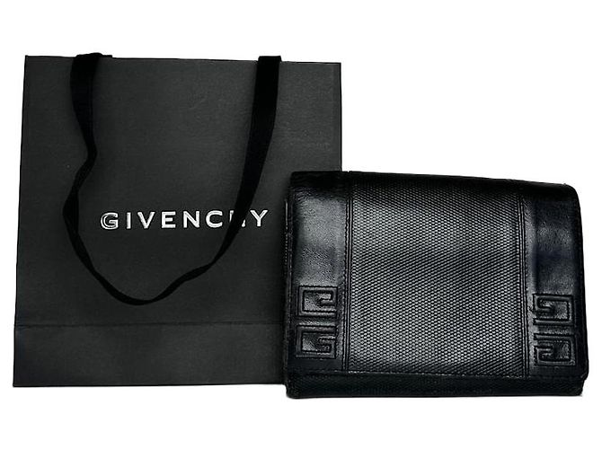 Vintage Givenchy Leather Wallet Black